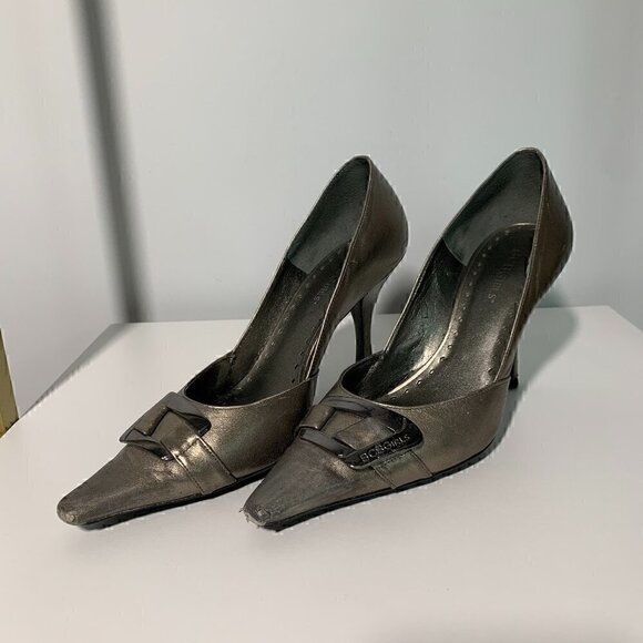 BCBGirls Shoes - Pewter Stiletto Pumps - Size 8